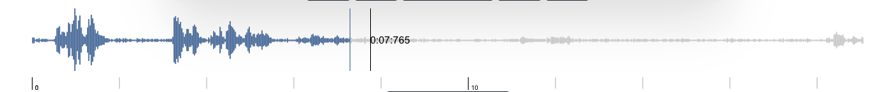 Audio waveform