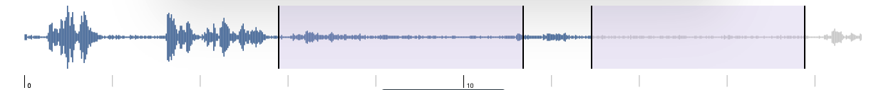Audio waveform